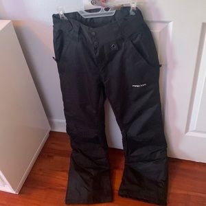 Black insulated snow pants. Small regular fit womens brand arctix
